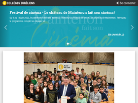 'colleges-eureliens.fr' screenshot