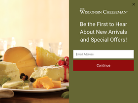 'wisconsincheeseman.com' screenshot