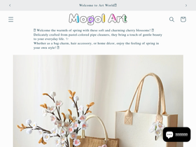 mogolart.com homepage screenshot