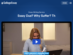 'collegeessay.org' screenshot