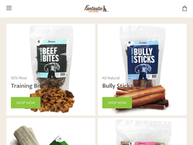 fantasticdogchews.com homepage screenshot