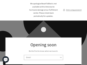 BeachToBlvd homepage screenshot