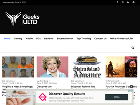 'geeksultd.com' screenshot