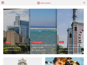 'vidacigana.com' screenshot