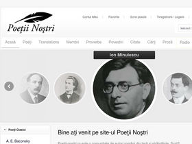 'poetii-nostri.ro' screenshot