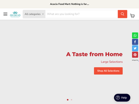acaciamart.com homepage screenshot
