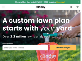 'getsunday.com' screenshot