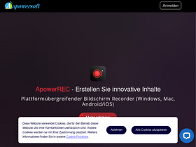 'apowersoft.de' screenshot