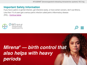 'mirena-us.com' screenshot