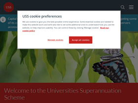 'uss.co.uk' screenshot