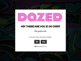 'dazed.fun' screenshot