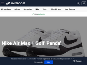'hypeboost.com' screenshot