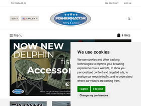 'fishernator.com' screenshot