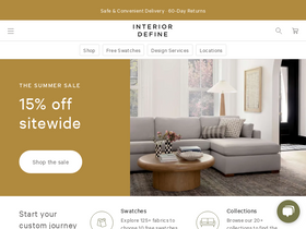 'interiordefine.com' screenshot