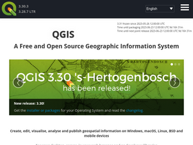 'qgis.org' screenshot