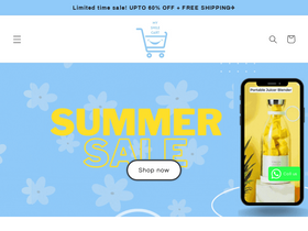 mysmilecart.com homepage screenshot