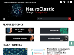 'neuroclastic.com' screenshot