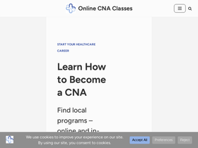 'cnafreetraining.com' screenshot