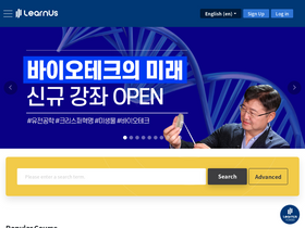 'learnus.org' screenshot