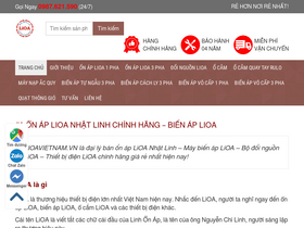 'lioavietnam.vn' screenshot