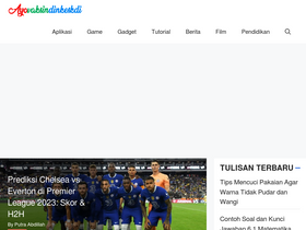 'ayovaksindinkeskdi.id' screenshot