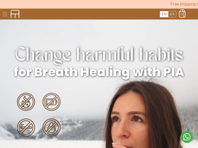 PIA Aroma website screenshot