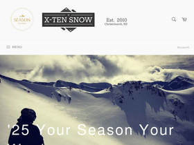 x-tencollective.co.nz homepage screenshot