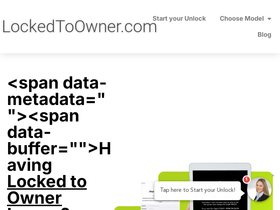 'lockedtoowner.com' screenshot