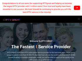 'iptvgreat.com' screenshot