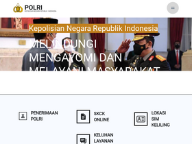 'polri.go.id' screenshot