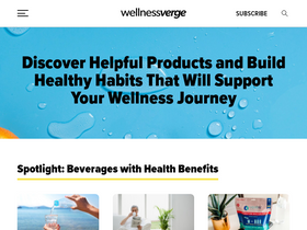 'wellnessverge.com' screenshot