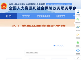 '12333.gov.cn' screenshot