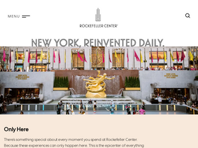 'rockefellercenter.com' screenshot