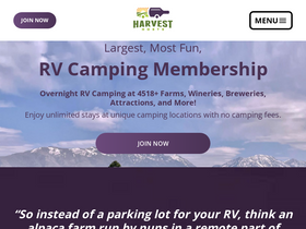 'support.harvesthosts.com' screenshot