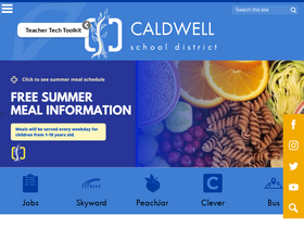 'caldwellschools.org' screenshot