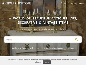 'antiquesboutique.com' screenshot