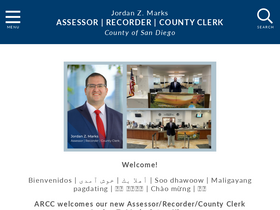 'sdarcc.gov' screenshot