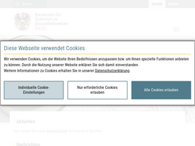 'basg.gv.at' screenshot