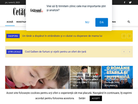 'cetateanul.net' screenshot