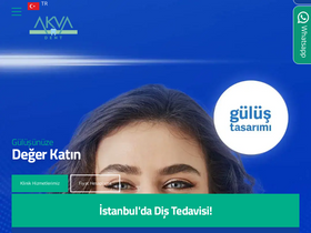 'akvadent.com' screenshot
