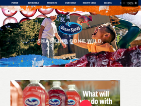 'oceanspray.com' screenshot