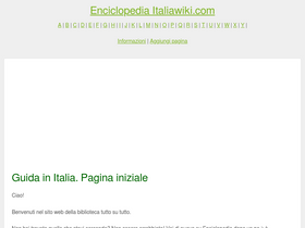 'italiawiki.com' screenshot