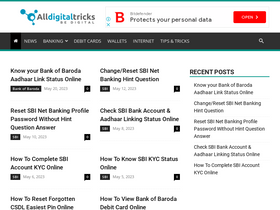 'alldigitaltricks.com' screenshot