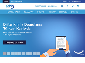 'turksatkablo.com.tr' screenshot