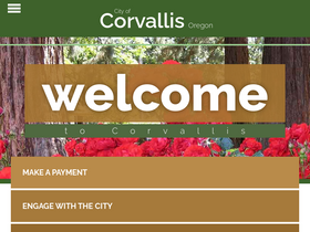 'corvallisoregon.gov' screenshot