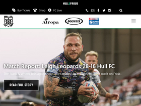 'hullfc.com' screenshot