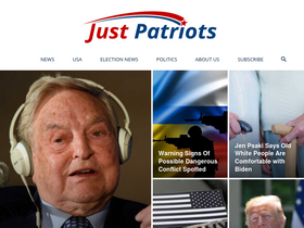 'justpatriots.com' screenshot