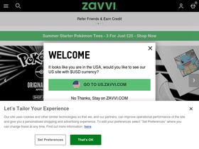 'zavvi.com' screenshot