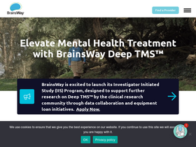 'brainsway.com' screenshot
