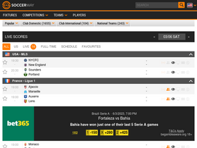 Live deals score soccerway